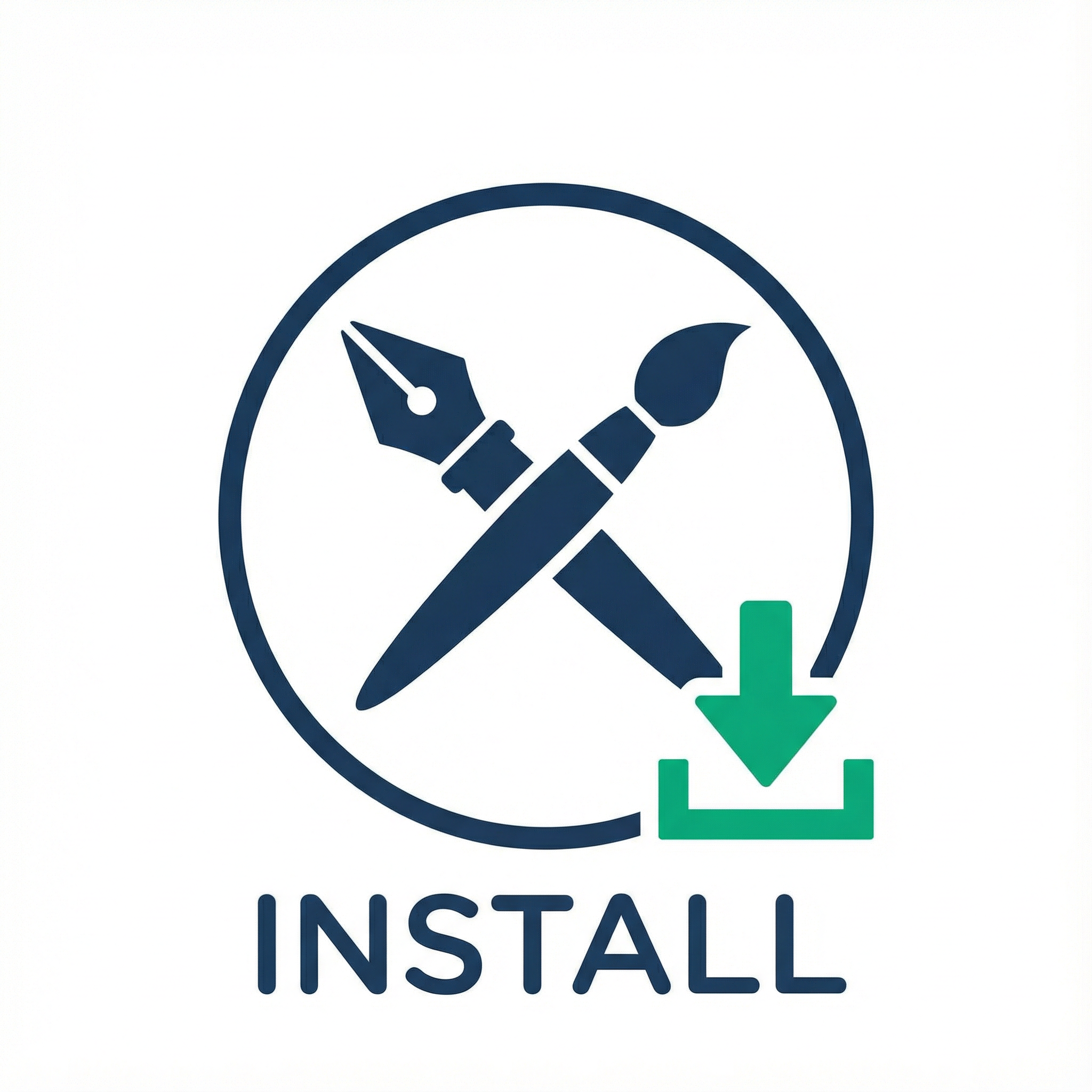 Install Software Desain Icon